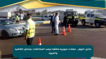 عاجل اليوم.. حملات مرورية مكثفة لرصد المخالفات بمحاور القاهرة والجيزة